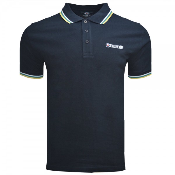 Lambretta Lambretta Triple Tipped Polo Shirt Navy